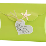 Starfish Spring Green Little Peaceful Pillow® Water Burial Urns - In Loving Memory - Set of 2 