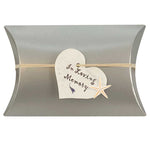 Starfish Silver Light Miniature Peaceful Pillow® Urn - In Loving Memory - Set of 2