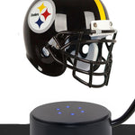 Football Cremation Urn & Pittsburgh Steelers Hover Helmet Décor