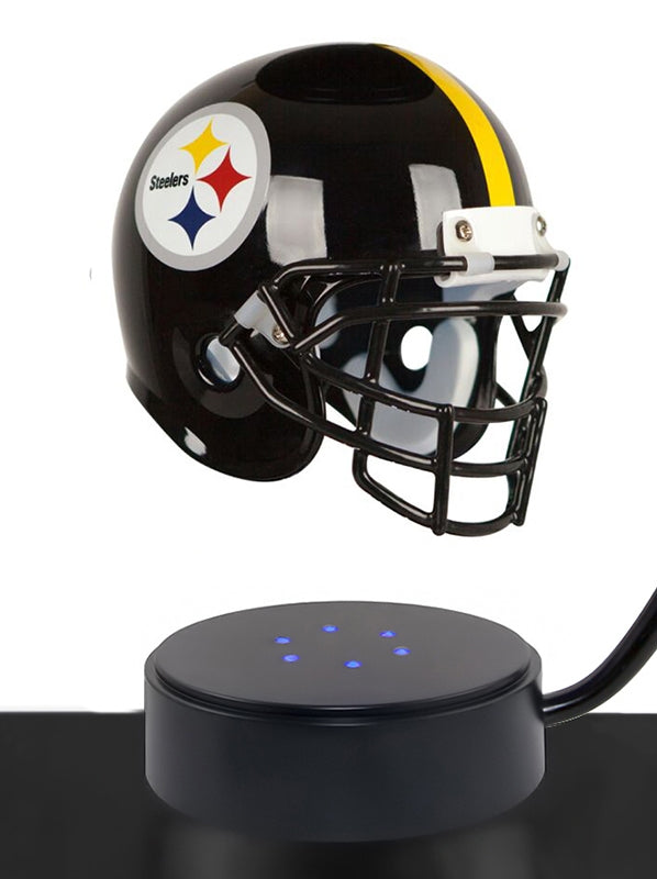 Football Cremation Urn & Pittsburgh Steelers Hover Helmet Décor