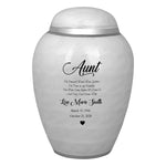 Medium Sudden Passing Mom, Wife, Grandma & More Cremation Urn - Pro Laser Engraving