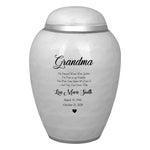 Medium Sudden Passing Mom, Wife, Grandma & More Cremation Urn - Pro Laser Engraving