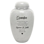 Sudden Passing Dad, Husband, Grandpa & More Cremation Urn - Pro Laser Engraving