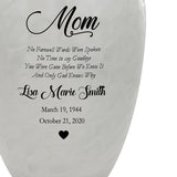 Medium Sudden Passing Mom, Wife, Grandma & More Cremation Urn - Pro Laser Engraving