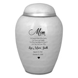 Medium Sudden Passing Mom, Wife, Grandma & More Cremation Urn - Pro Laser Engraving