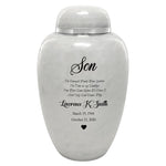 Sudden Passing Dad, Husband, Grandpa & More Cremation Urn - Pro Laser Engraving