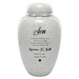 Sudden Passing Dad, Husband, Grandpa & More Cremation Urn - Pro Laser Engraving