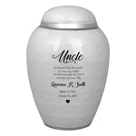 Medium Sudden Passing Dad, Husband, Grandpa & More Cremation Urn - Pro Laser Engraving