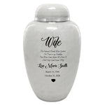 Sudden Passing Mom, Wife, Grandma & More Cremation Urn - Pro Laser Engraving