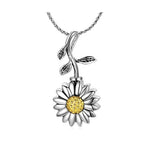 Sunflower Ash Pendant Urn - Love Charms™ Option