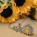 Sunflower Ash Pendant Urn - Love Charms™ Option