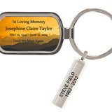 Sunset on the Hills Keychain Urn