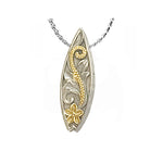 Surf Board Cremation Ash Urn - Love Charms™ Option