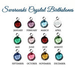 Stainless Slender Cylinder Cremation Jewelry Urn - Love Charms Option