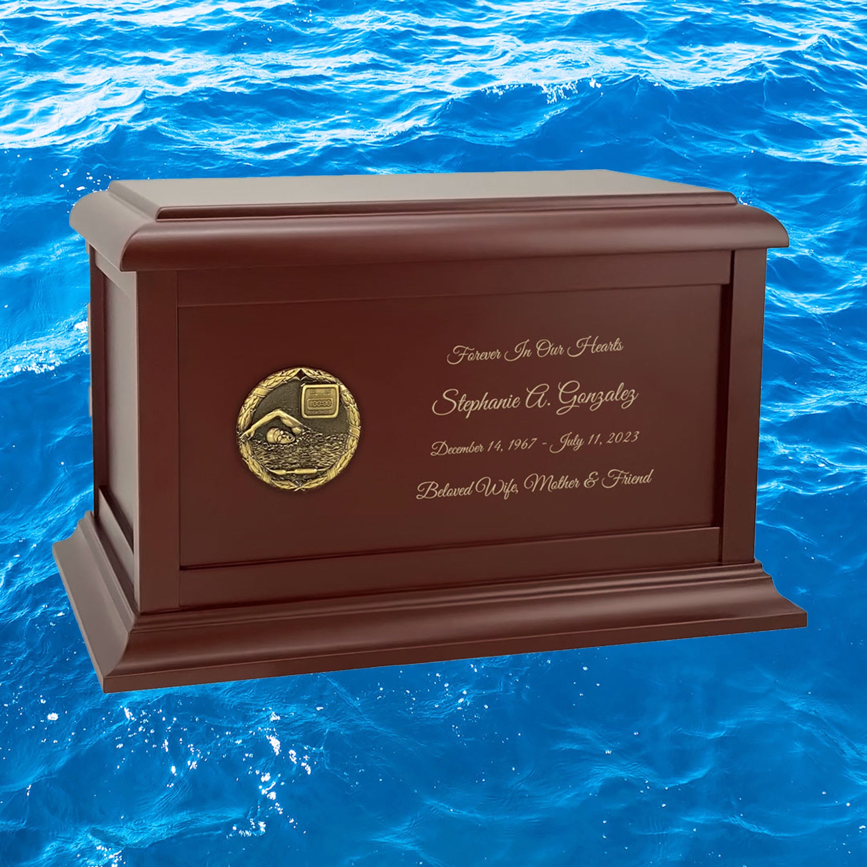 Swimming Birch Cremation Urn