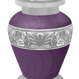 Purple Swirl Keepsake Urn - Love Charms® Option - Engraving Option