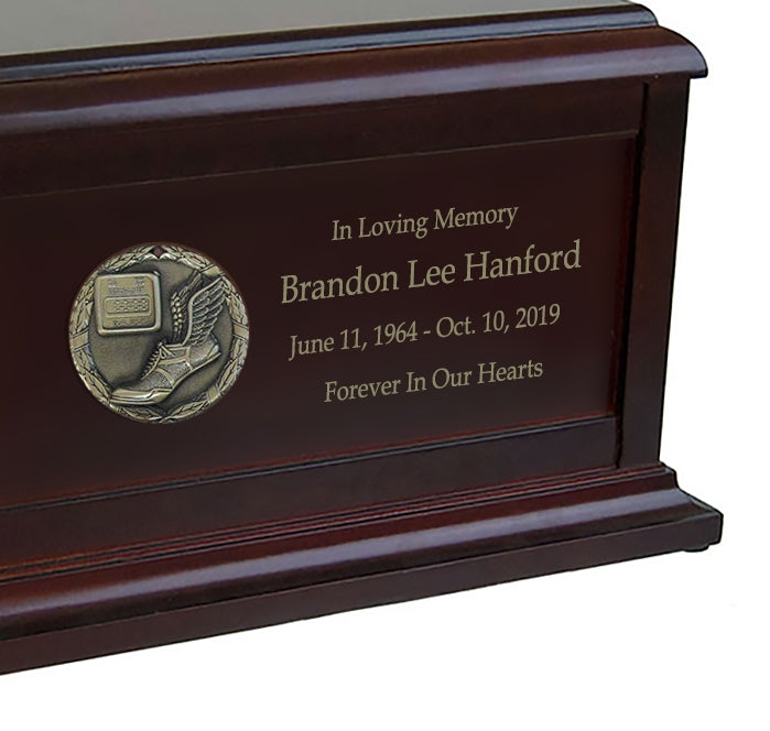 Running & Track Birch Cremation Urn