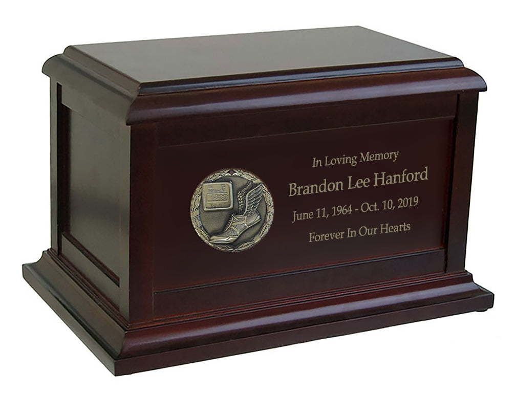 Running & Track Birch Cremation Urn