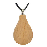 Teardrop Cherry Cremation Necklace Urn - Love Charm Options 