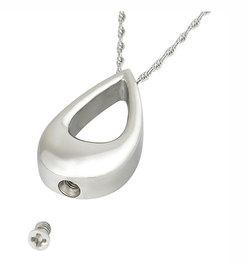 Teardrop Slider Necklace Urn