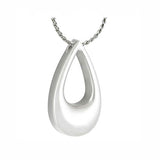 Teardrop Slider Necklace Urn - Love Charms Option