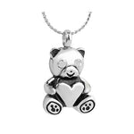 Baby Bear Ash Urn Pendant - Love Charms Option