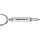 222 Caliber Bullet Pendant Urn - Love Charms® Engraving Option