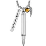222 Caliber Bullet Pendant Urn - Love Charms® Engraving Option