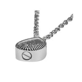 Thumb Print Photo Pendant Teardrop Urn