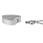 Thumb Print Photo Heart Jewelry Pendant Urn - Love Charms® Option