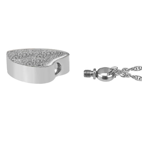 Thumb Print Photo Heart Jewelry Pendant Urn - Love Charms® Option