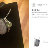Thumb Print Teardrop Pendant Jewelry Urn - Love Charms® Option