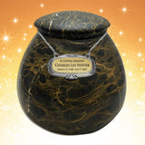 Tiger's Eye Genuine Marble Adult Urn