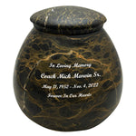 Tiger's Eye Genuine Marble Adult Urn