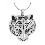 Tiger Head Ash Jewelry Urn - Love Charms™ Option