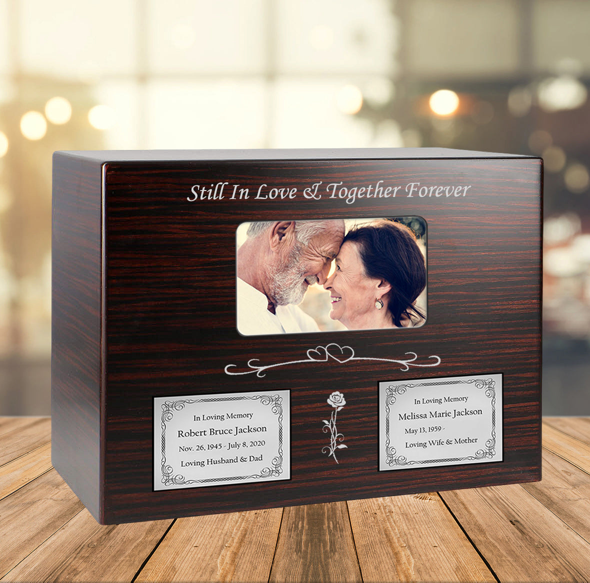 Tiger Wood Companion Photo Urn - Free Engraving - Free Photo