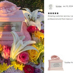 Toddler Pink Baby Column Urn - Free Engraving