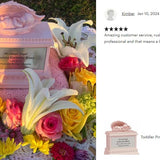 Toddler Pink Baby Column Urn - Free Engraving