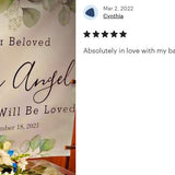 Toddler Blue Baby Column Urn - Free Engraving