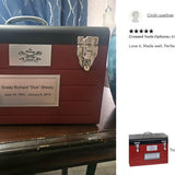 Toolbox Red Adult Cremation Urn -  Free Crossed Wrenches or Hammers Plate