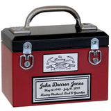 Toolbox Red Keepsake Urn - Tools Option