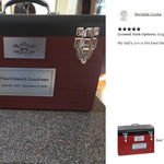 Toolbox Red Adult Cremation Urn -  Free Crossed Wrenches or Hammers Plate