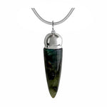 Tourmaline Crystal Cremation Jewelry Urn - Love Charms™ Option