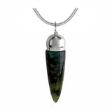 Tourmaline Crystal Cremation Jewelry Urn - Love Charms™ Option