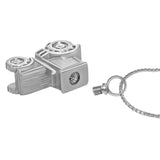 Farmer's Tractor Stainless Jewelry Ash Urn - Love Charms® Option