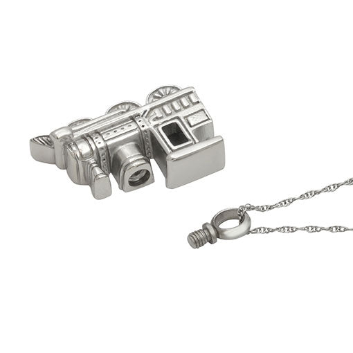 Train Stainless Pendant Urn