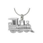 Train Stainless Pendant Urn - Love Charm Option