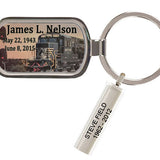 Train Crossing Keychain Urn
