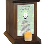 Tree Lined Road Poem Urn