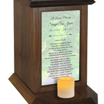 Poem of Life and Candle Urn